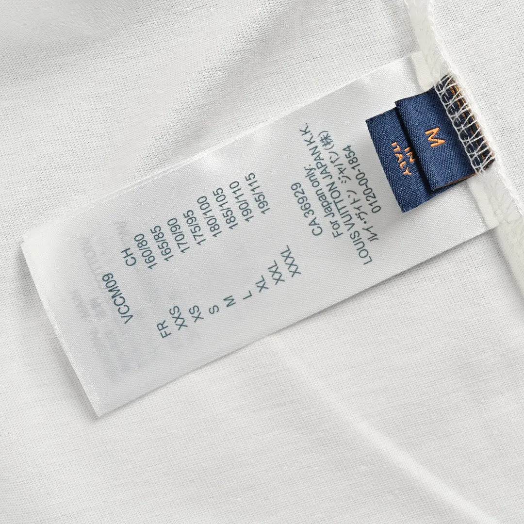 Louis Vuitton/Louis Vuitton 24ss embroidered three-letter short sleeves